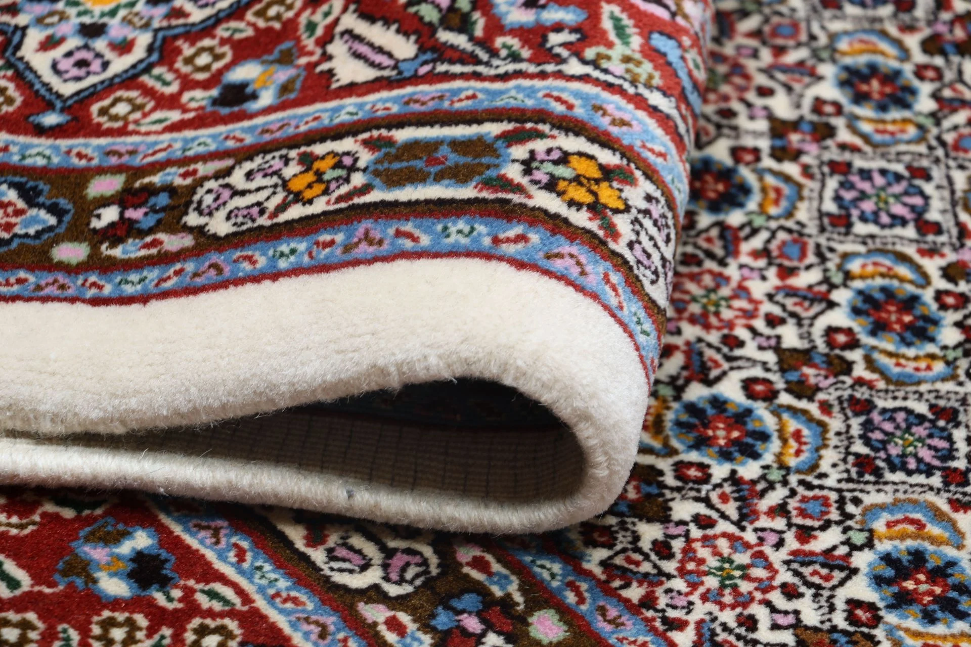 perserteppich-moud-205-x-305-cm-schurwolle-handgeknupft-floral-27 Hand-Knotted Wool Moud Persian Rug, 205 × 305 cm