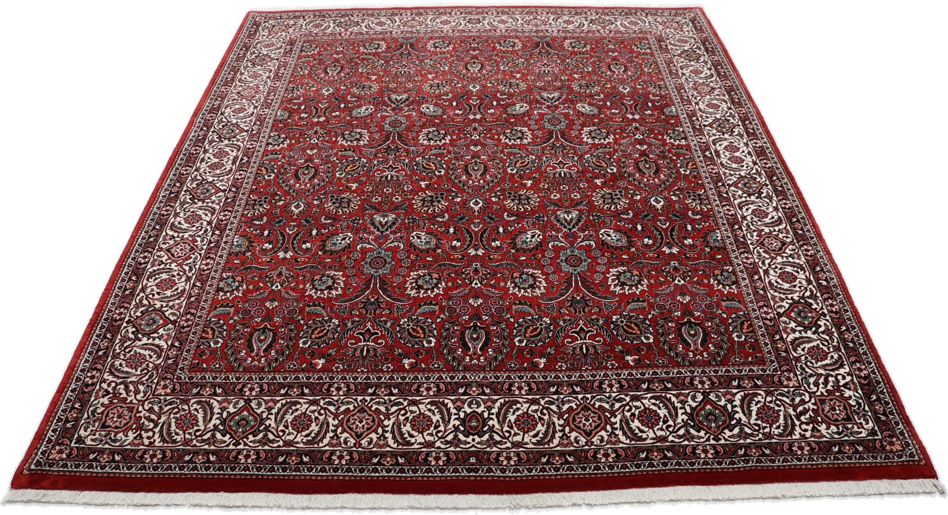 Bijar Persian Rug 207 × 256 cm, Wool & Silk, hand-knotted