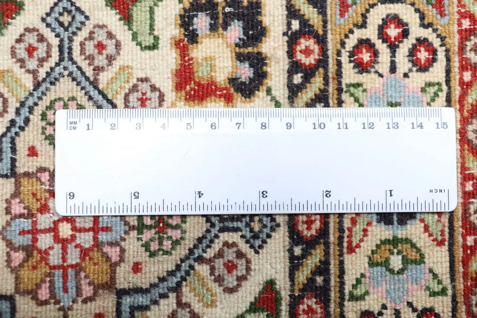 Moud Persian Rug — hand-knotted, 245 × 353 cm, Wool