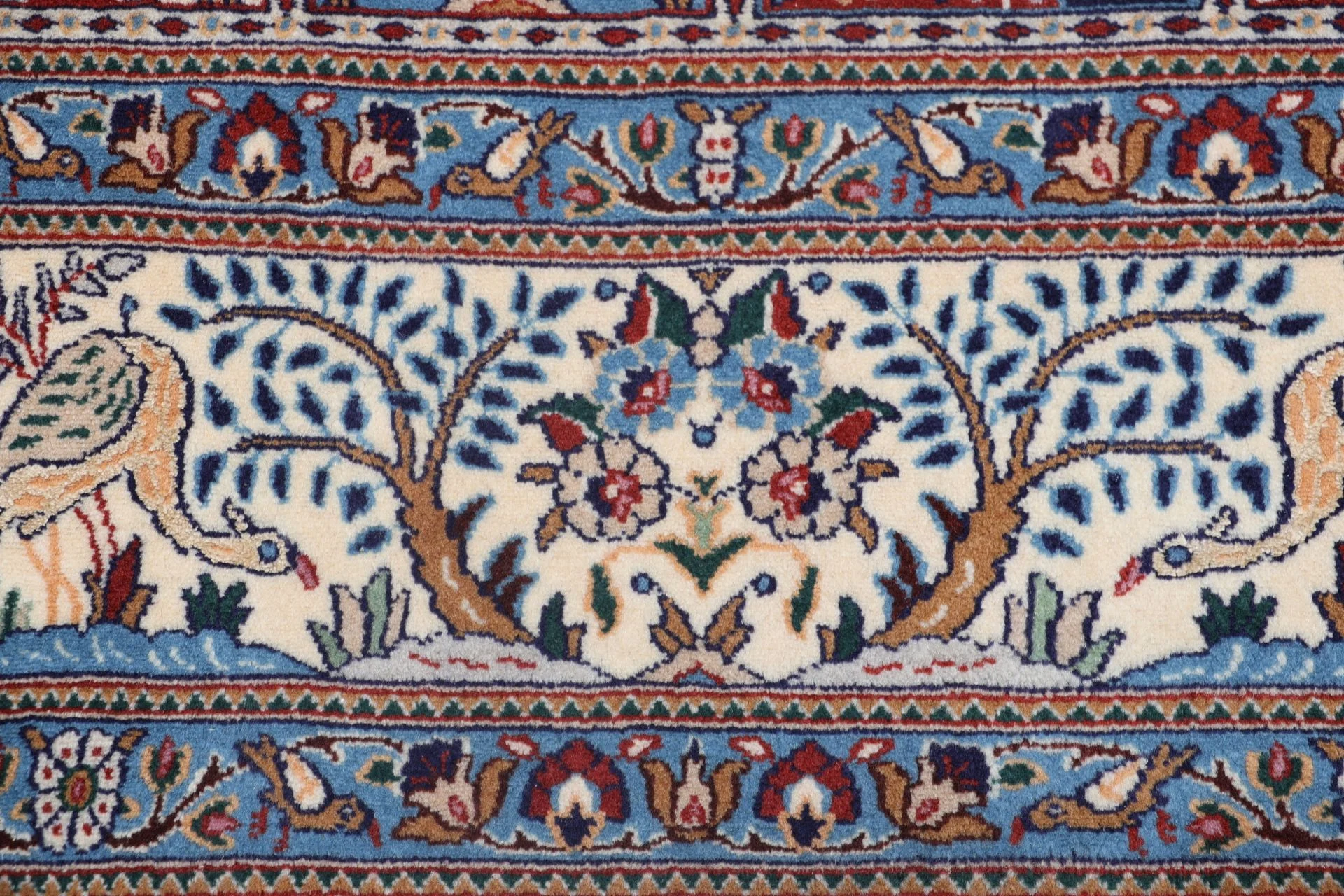 Moud Persian Rug — hand-knotted, 200 × 297 cm, Wool & Silk