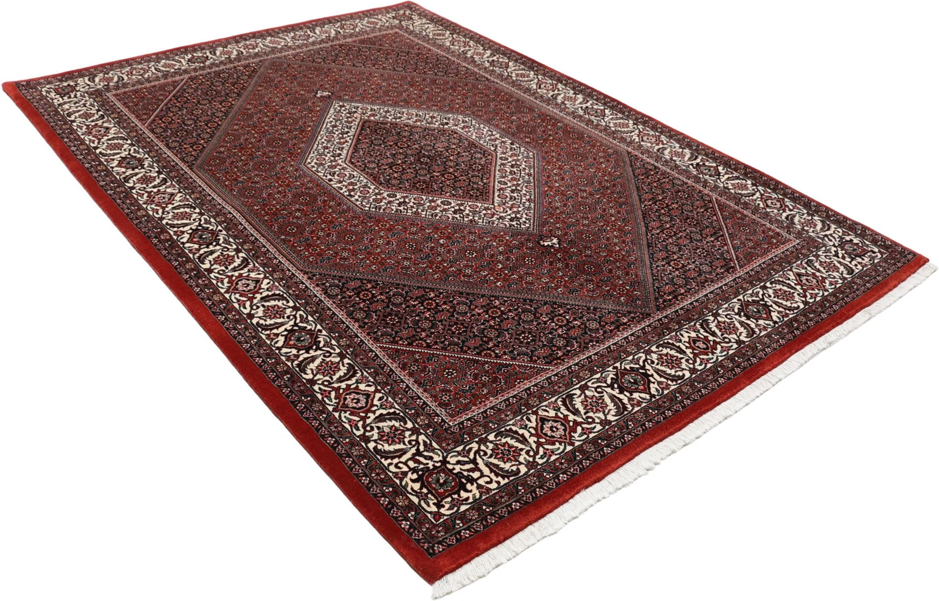 Bijar Persian Rug 170 × 243 cm, Wool & Silk, hand-knotted
