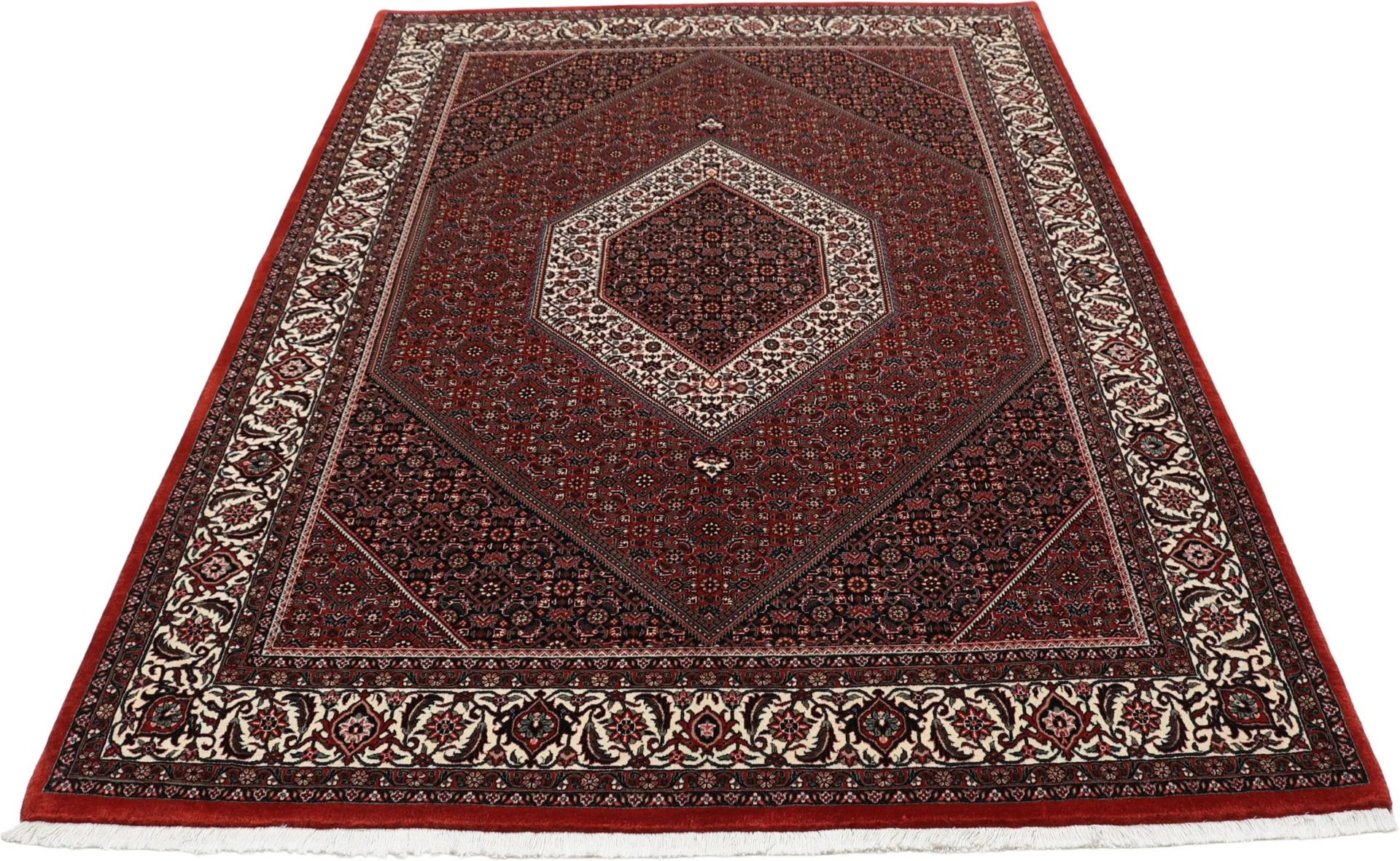 Bijar Persian Rug 170 × 243 cm, Wool & Silk, hand-knotted