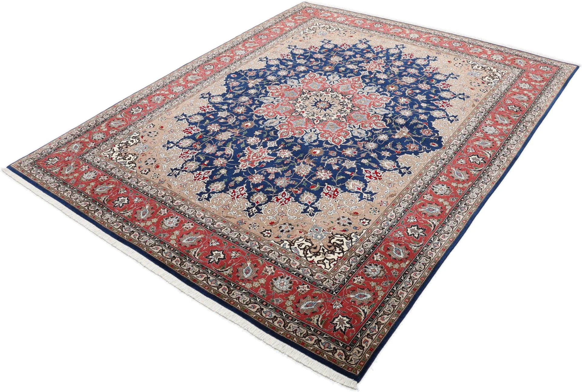 perserteppich-tabriz-200-x-248-cm-schurwolle-seide-handgeknupft-28 Tabriz Persian Rug — hand-knotted, 200 × 248 cm, Wool & Silk