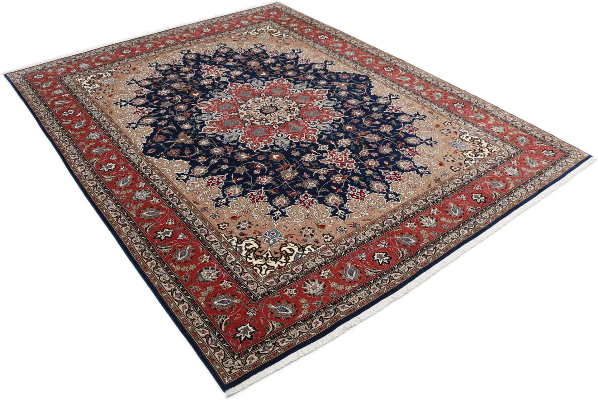 perserteppich-tabriz-200-x-248-cm-schurwolle-seide-handgeknupft-32 Tabriz Persian Rug — hand-knotted, 200 × 248 cm, Wool & Silk