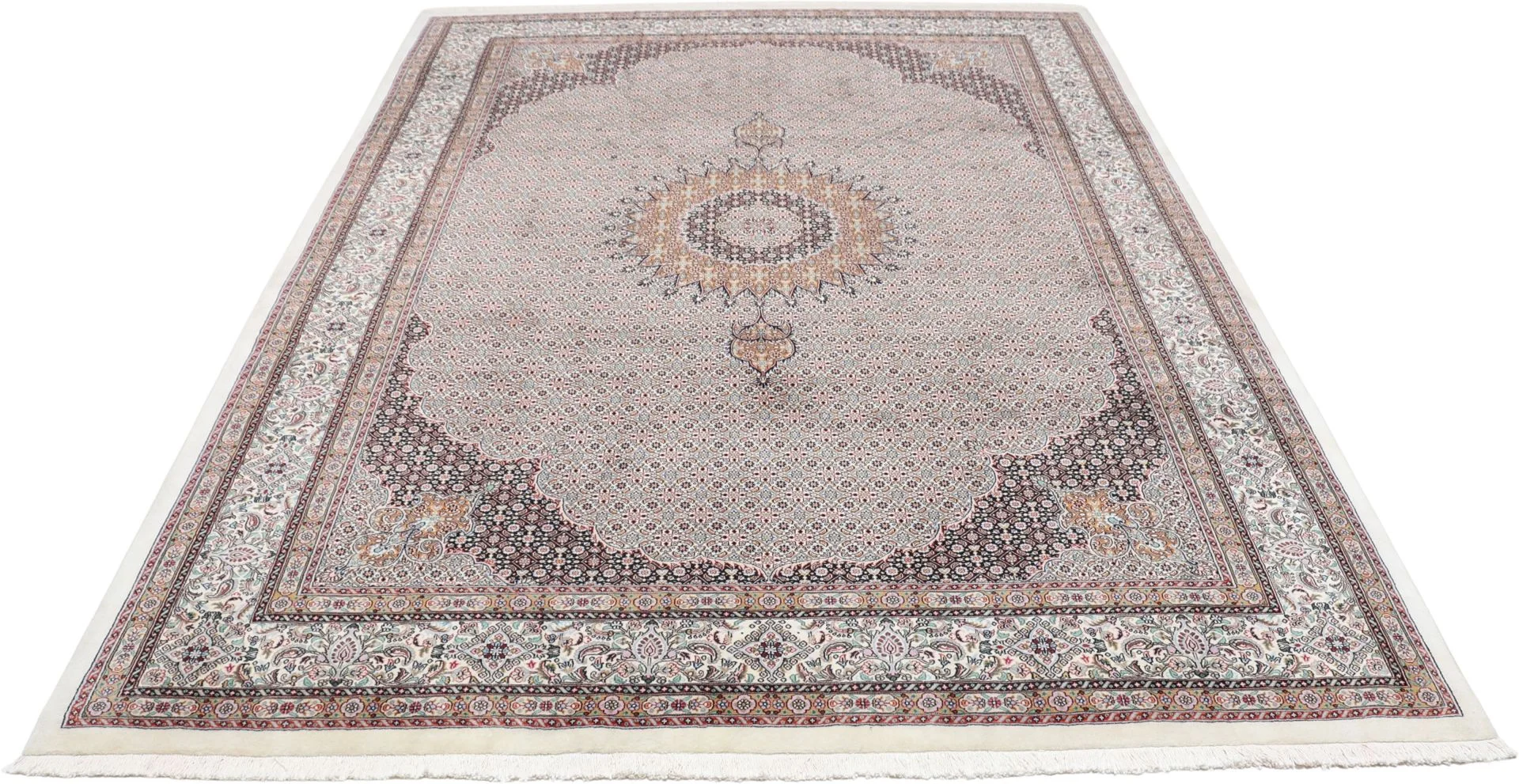 Moud Persian Rug 253 × 350 cm, Wool, hand-knotted