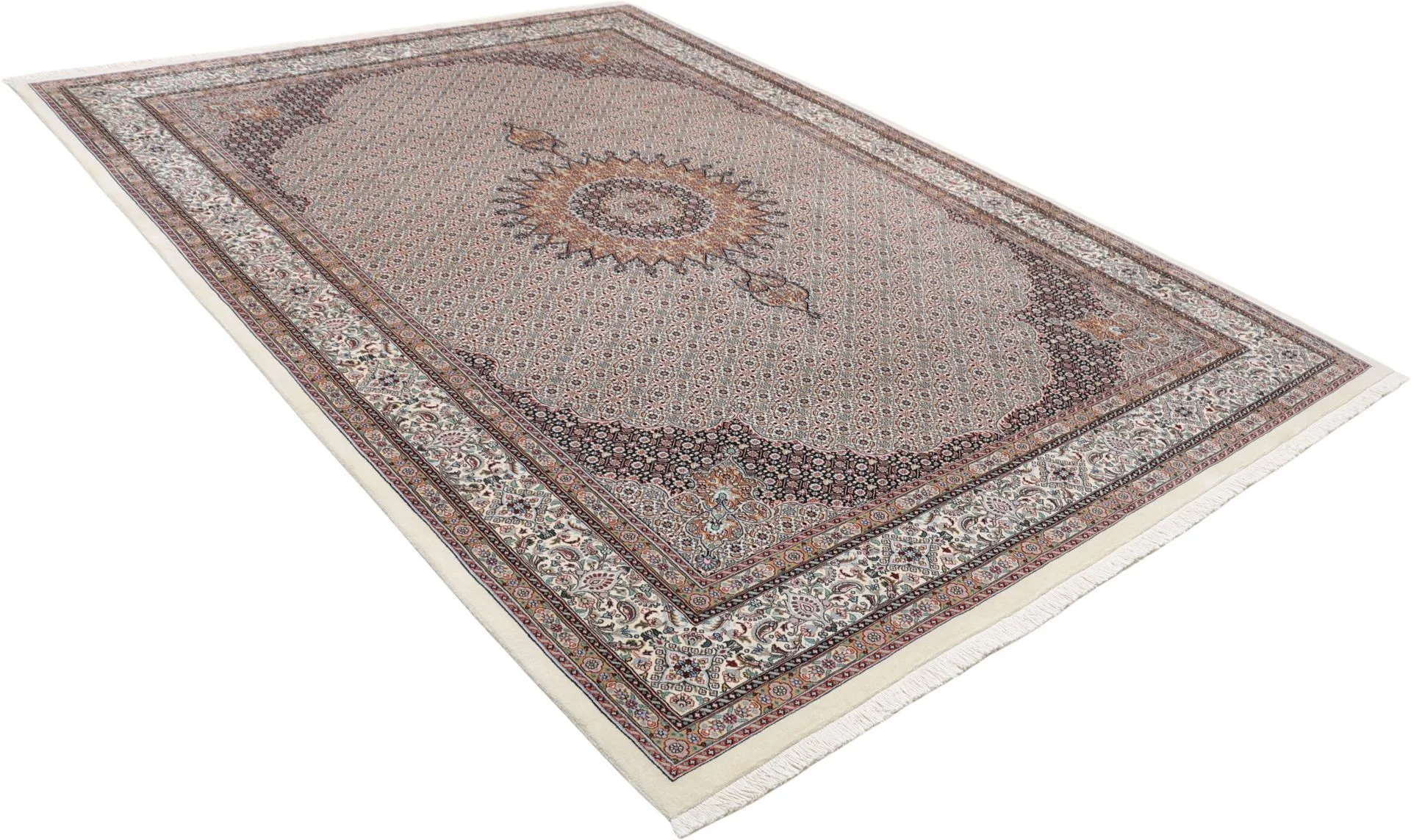 Moud Persian Rug 253 × 350 cm, Wool, hand-knotted