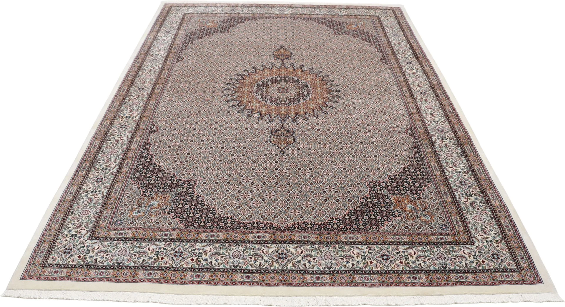 Moud Persian Rug 253 × 350 cm, Wool, hand-knotted