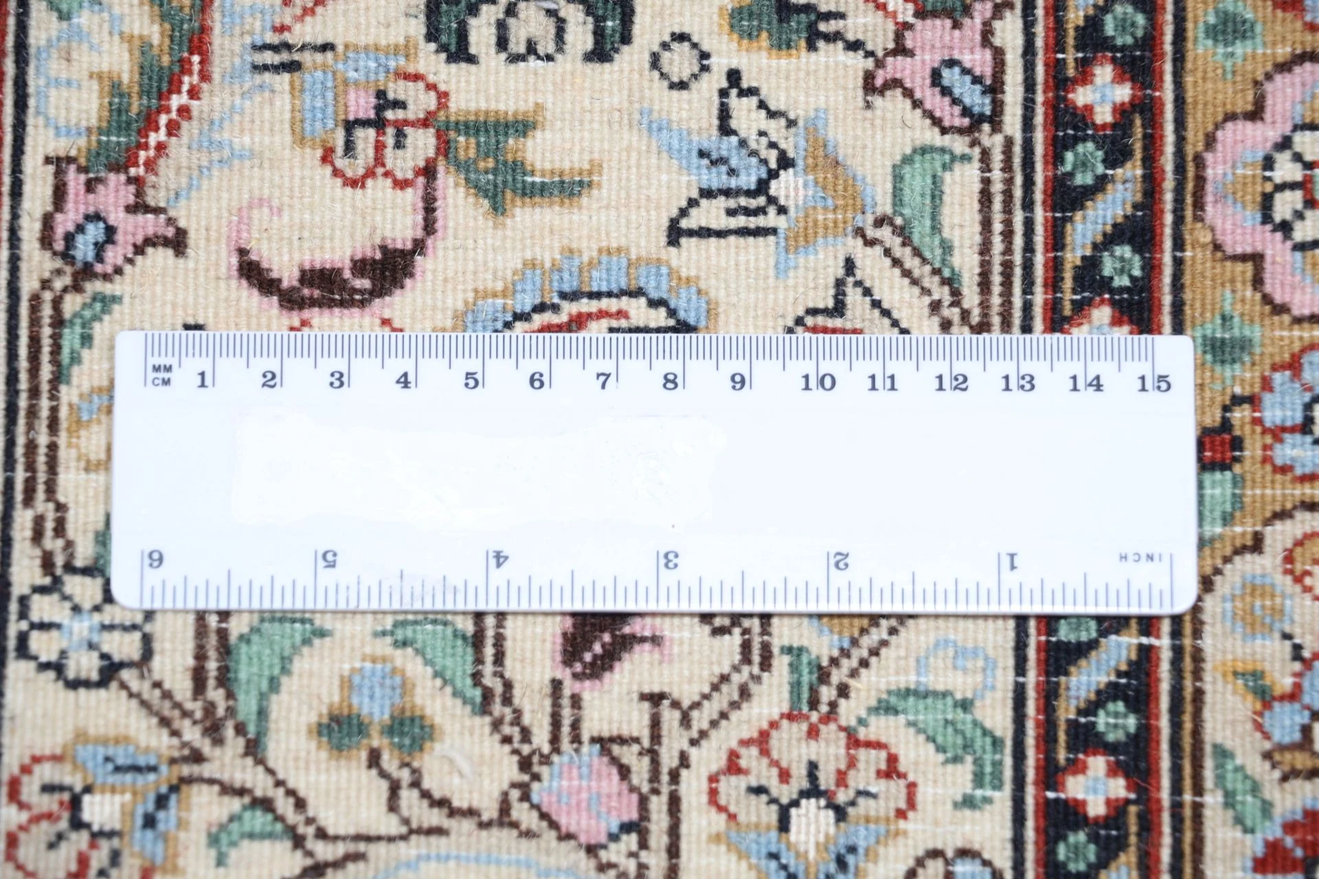 Moud Persian Rug 253 × 350 cm, Wool, hand-knotted