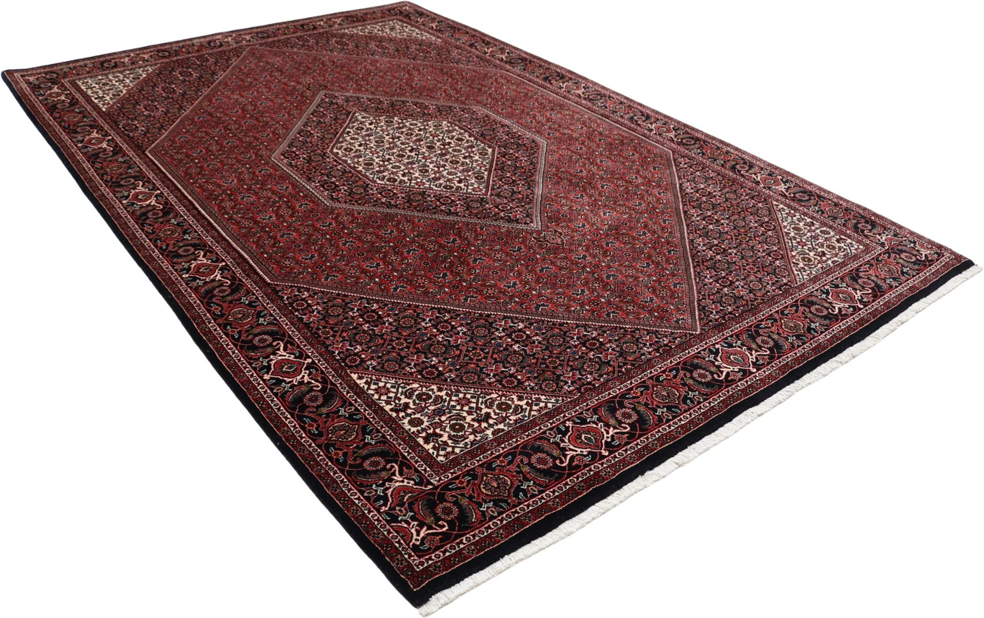 perserteppich-bidjar-170-x-253-cm-schurwolle-seide-handgeknupft-38 Bijar Persian Rug 170 × 253 cm, Wool & Silk, hand-knotted