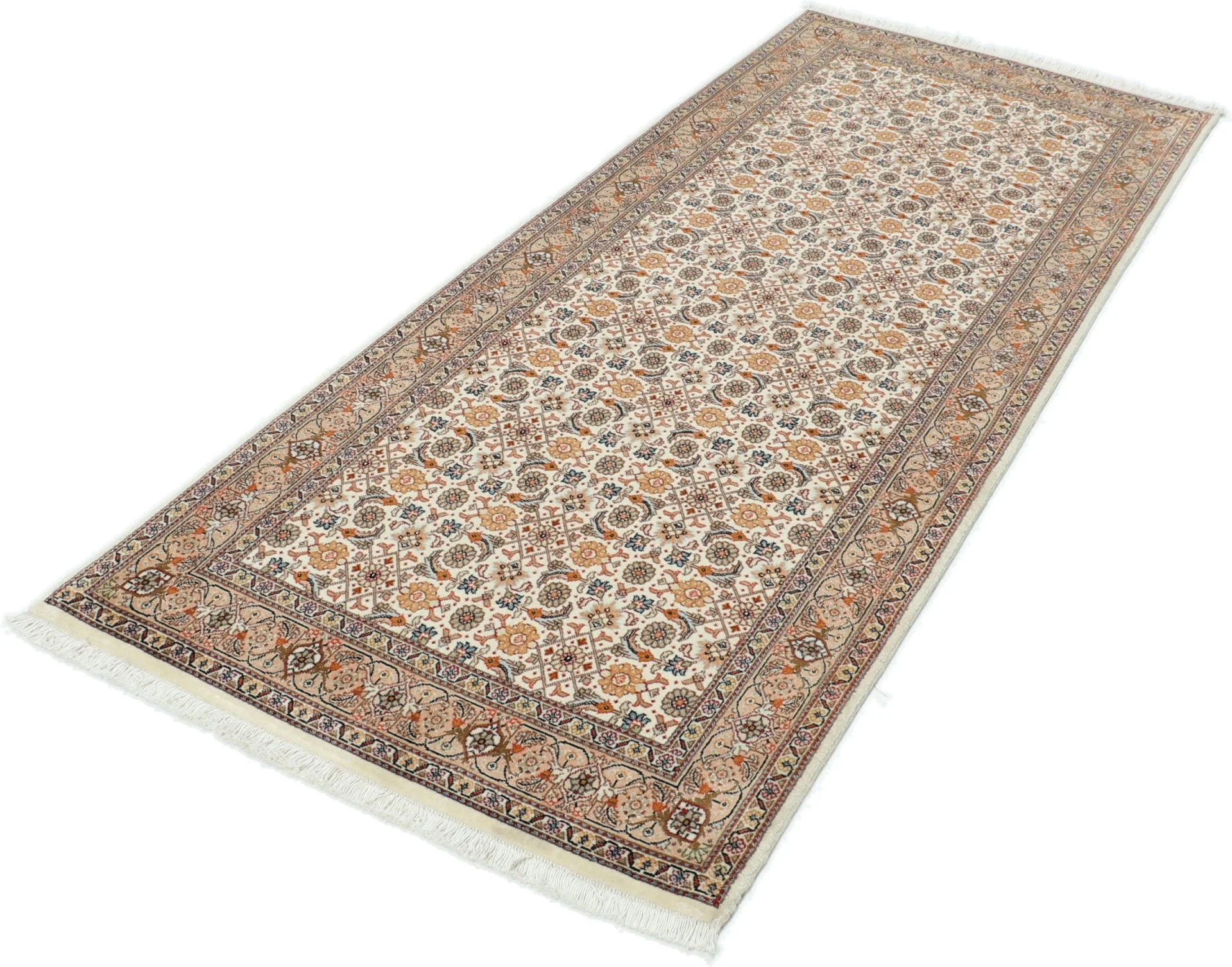Tabriz Persian Rug 80 × 199 cm, Wool, hand-knotted