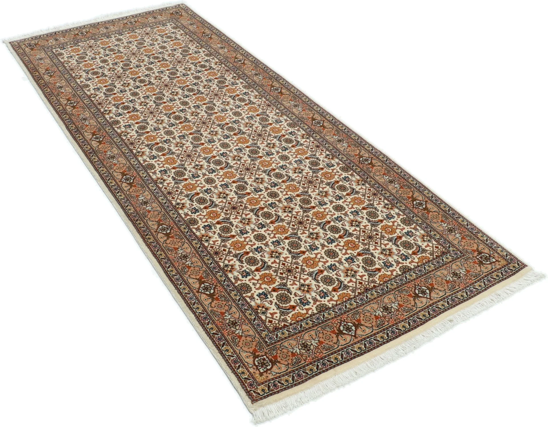 Tabriz Persian Rug 80 × 199 cm, Wool, hand-knotted