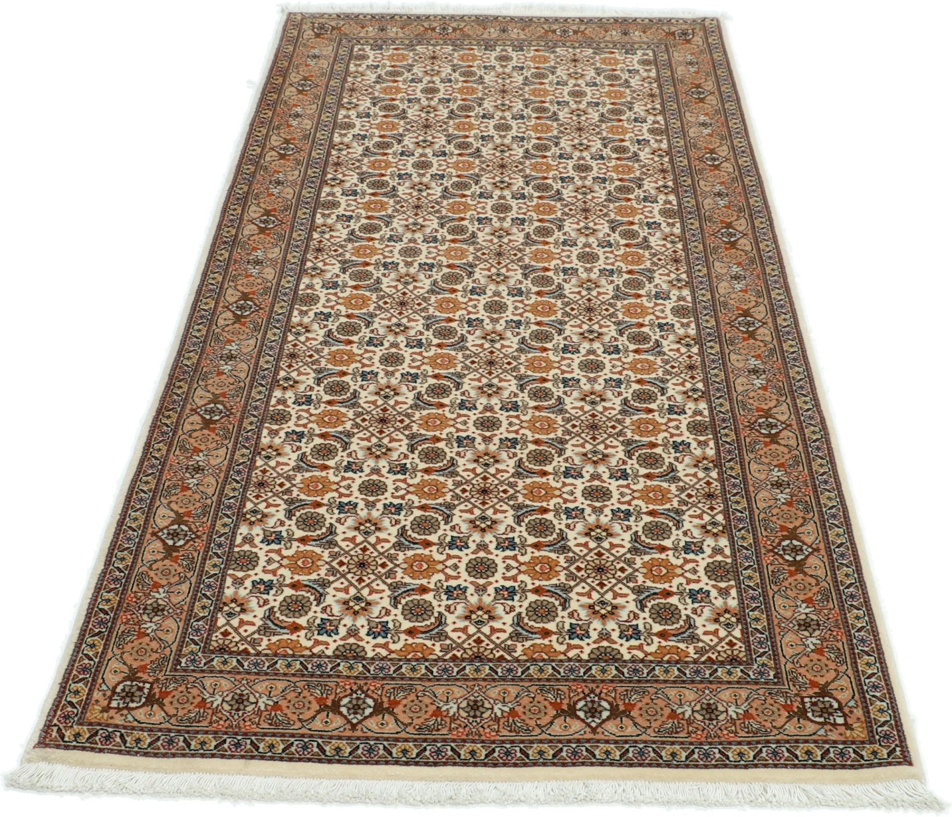 Tabriz Persian Rug 80 × 199 cm, Wool, hand-knotted