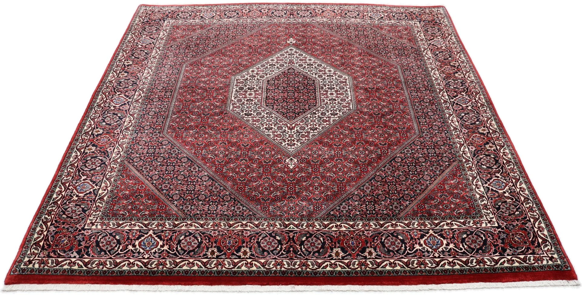 perserteppich-bidjar-200-x-208-cm-schurwolle-seide-handgeknupft-11 Bijar Persian Rug — hand-knotted, 200 × 208 cm, Wool & Silk