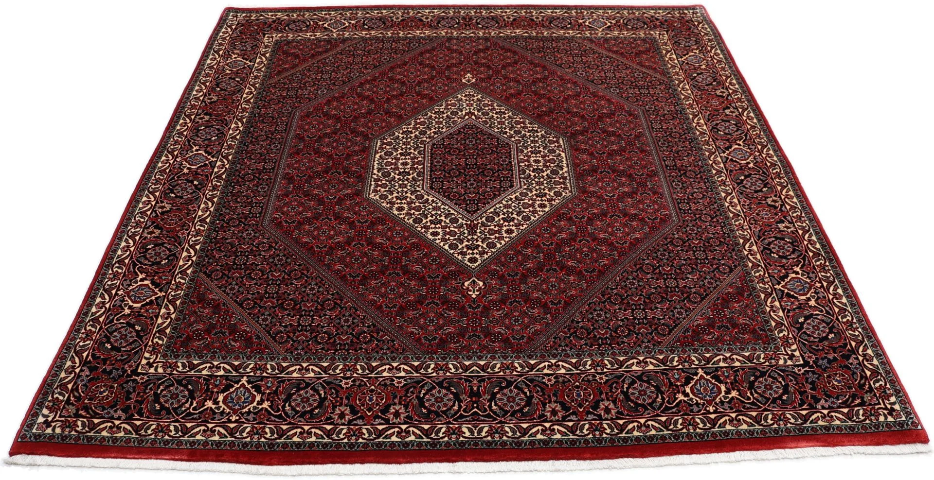 perserteppich-bidjar-200-x-208-cm-schurwolle-seide-handgeknupft-34 Bijar Persian Rug — hand-knotted, 200 × 208 cm, Wool & Silk
