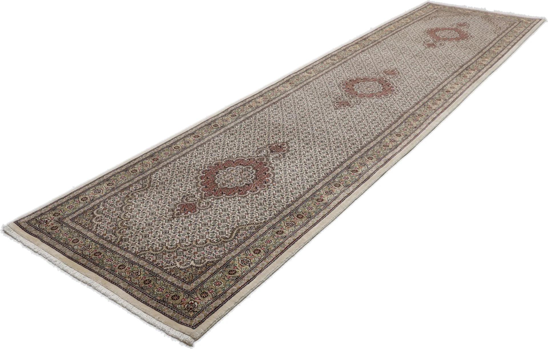 perserteppich-tabriz-88-x-354-cm-schurwolle-handgeknupft-laufer-22 Hand-Knotted Wool Tabriz Persian Rug, 88 × 354 cm