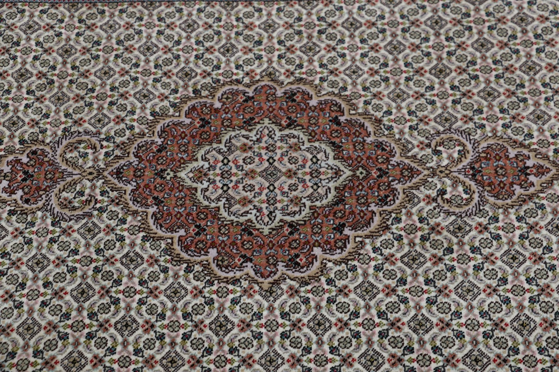 perserteppich-tabriz-88-x-354-cm-schurwolle-handgeknupft-laufer-28 Hand-Knotted Wool Tabriz Persian Rug, 88 × 354 cm