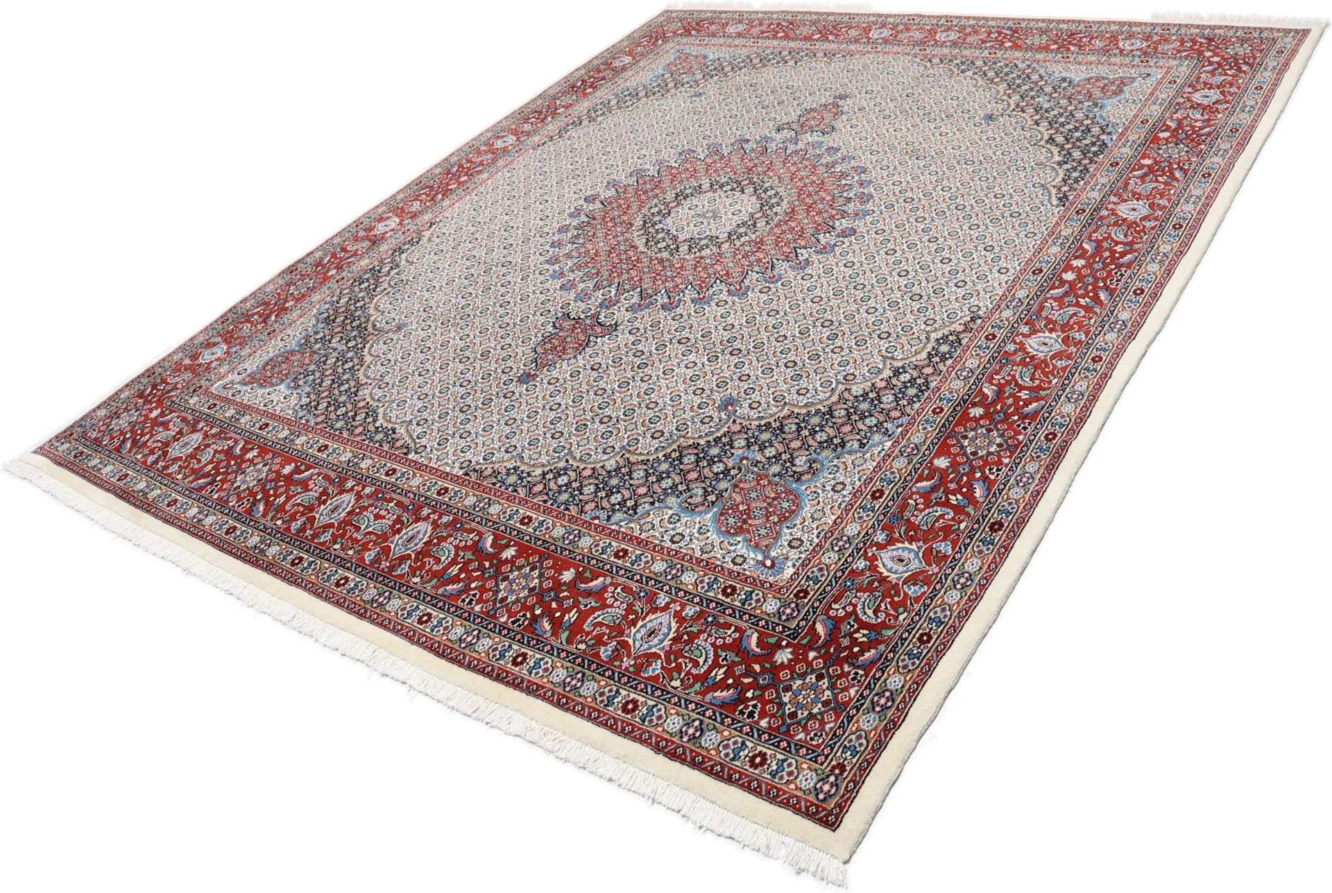 Moud Persian Rug 253 × 300 cm, Wool, hand-knotted