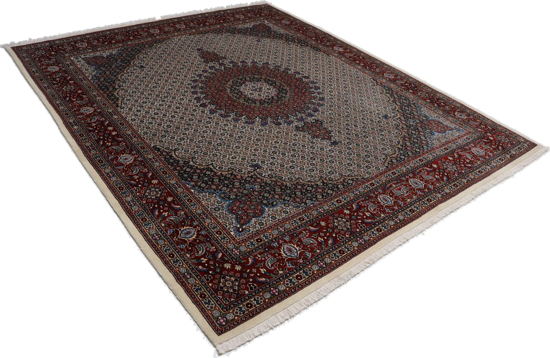 Moud Persian Rug 253 × 300 cm, Wool, hand-knotted