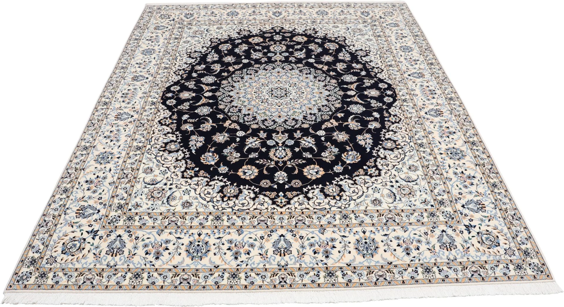 perserteppich-nain-210-x-263-cm-schurwolle-und-seide-handgeknupft-16 Nain Persian Rug 210 × 263 cm, Wool & Silk, hand-knotted