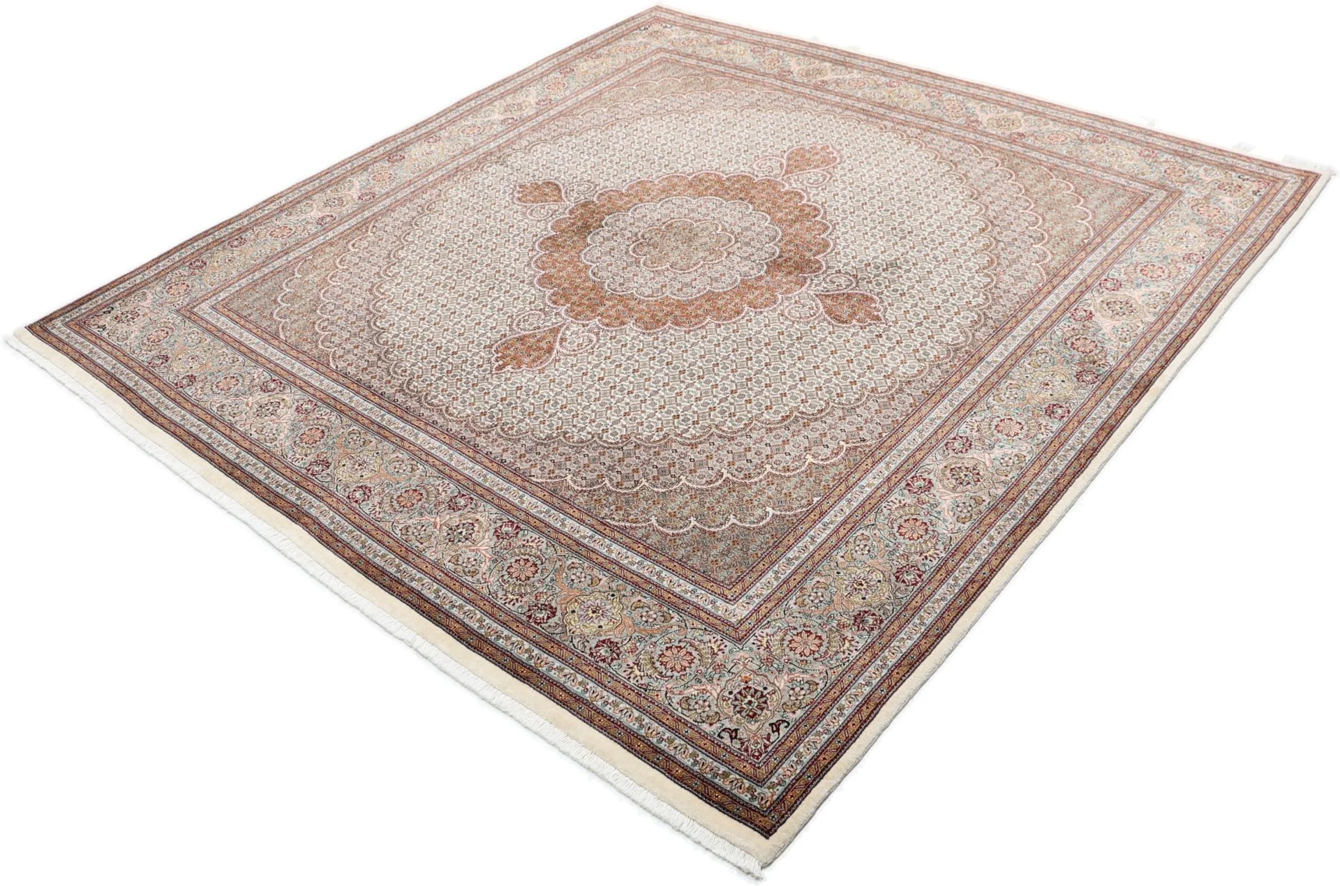 perserteppich-tabriz-203-x-210-cm-schurwolle-seide-handgeknupft-22 Tabriz Persian Rug — hand-knotted, 203 × 210 cm, Wool & Silk