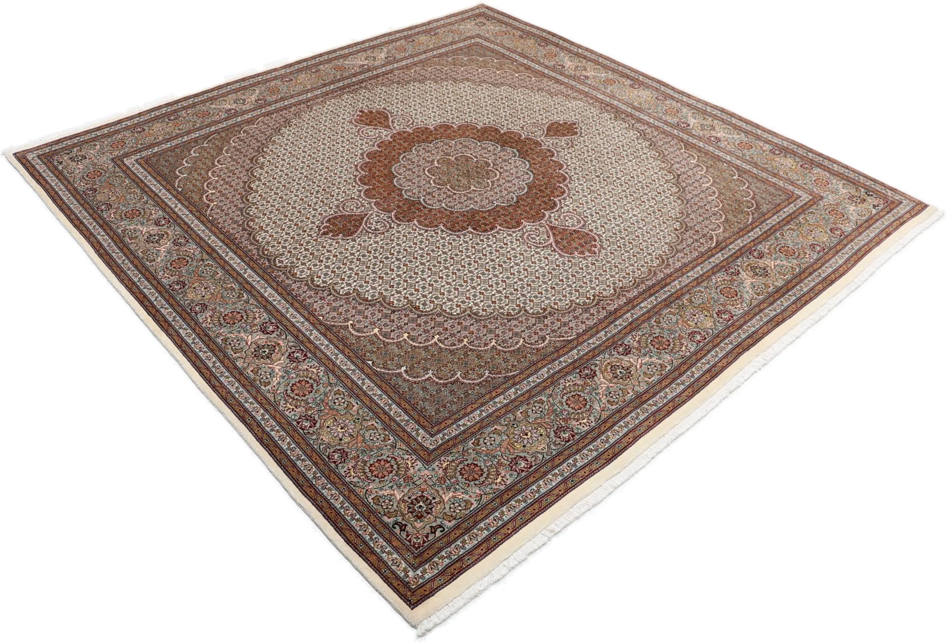 perserteppich-tabriz-203-x-210-cm-schurwolle-seide-handgeknupft-23 Tabriz Persian Rug — hand-knotted, 203 × 210 cm, Wool & Silk
