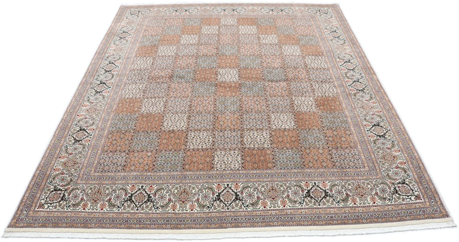 Tabriz Persian Rug 205 × 250 cm, Wool & Silk, hand-knotted