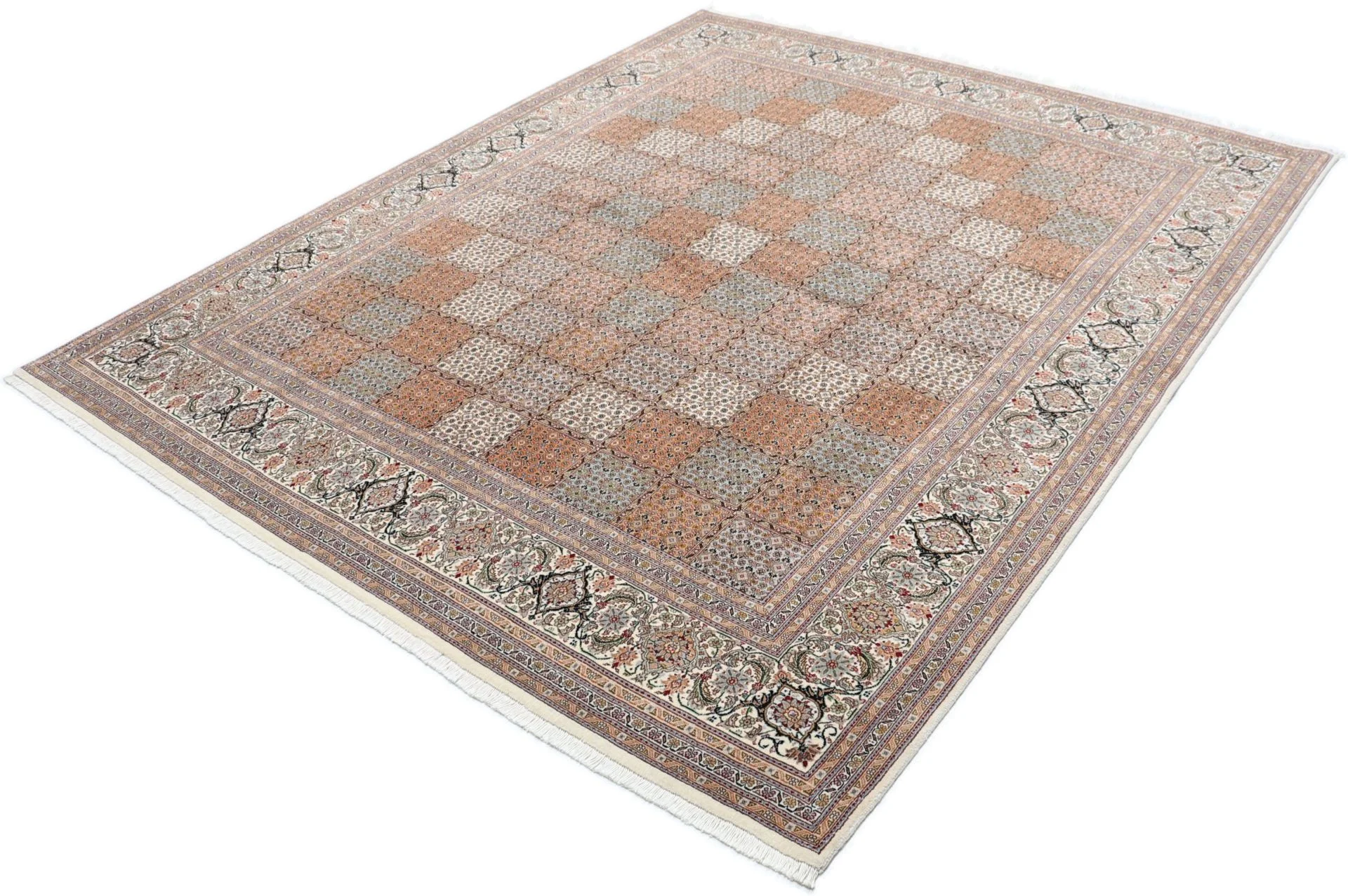 Tabriz Persian Rug 205 × 250 cm, Wool & Silk, hand-knotted