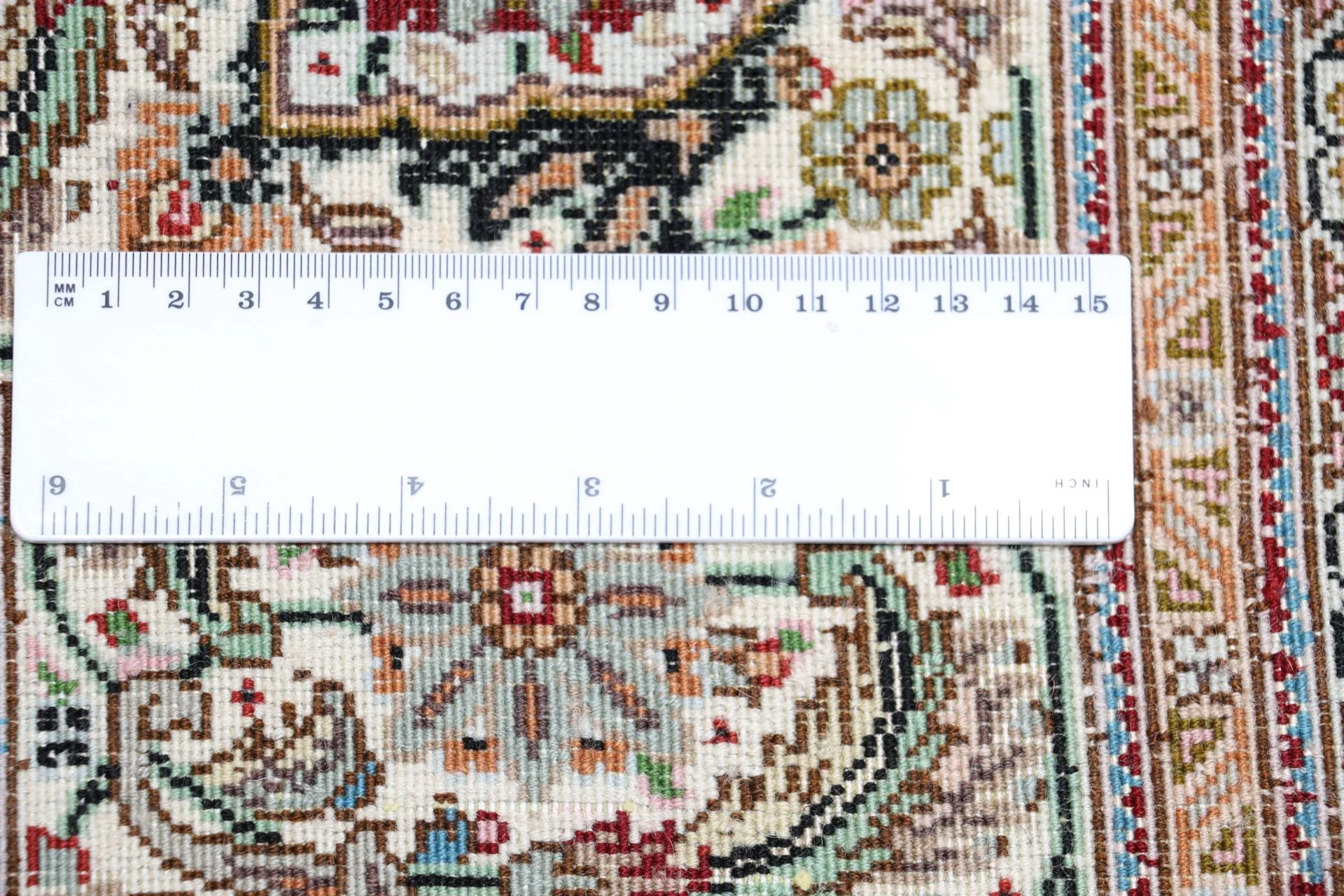 Tabriz Persian Rug 205 × 250 cm, Wool & Silk, hand-knotted