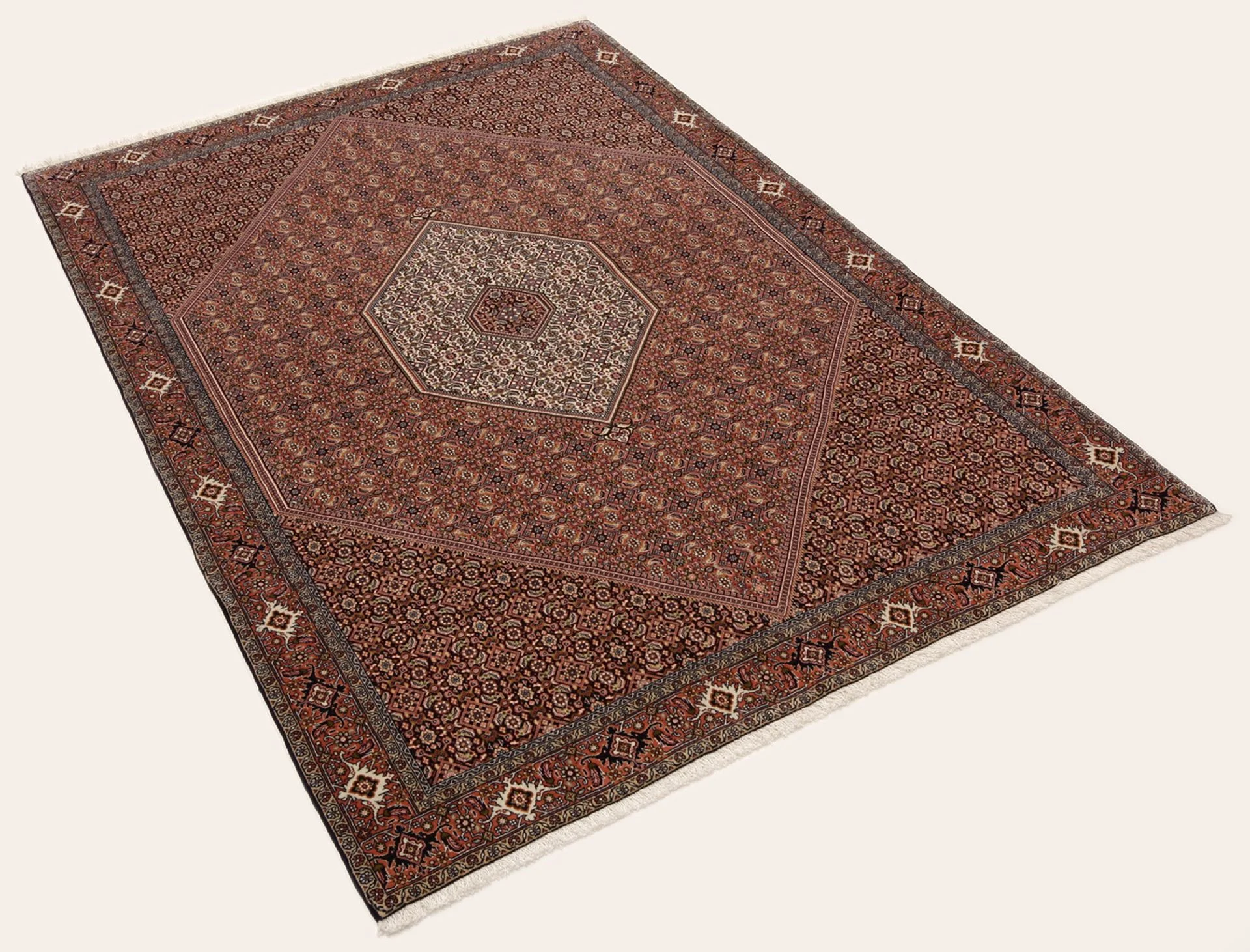 perserteppich-bidjar-137-x-202-cm-schurwolle-handgeknupft-1 Hand-Knotted Wool Bijar Persian Rug, 137 × 202 cm
