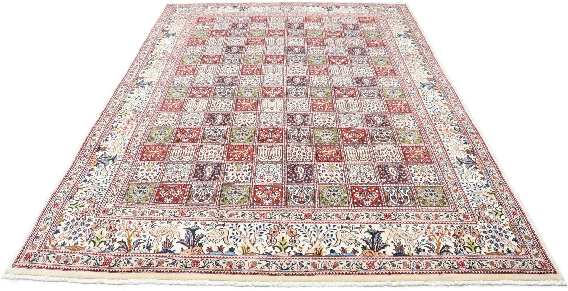 Moud Persian Rug 242 × 350 cm, Wool, hand-knotted