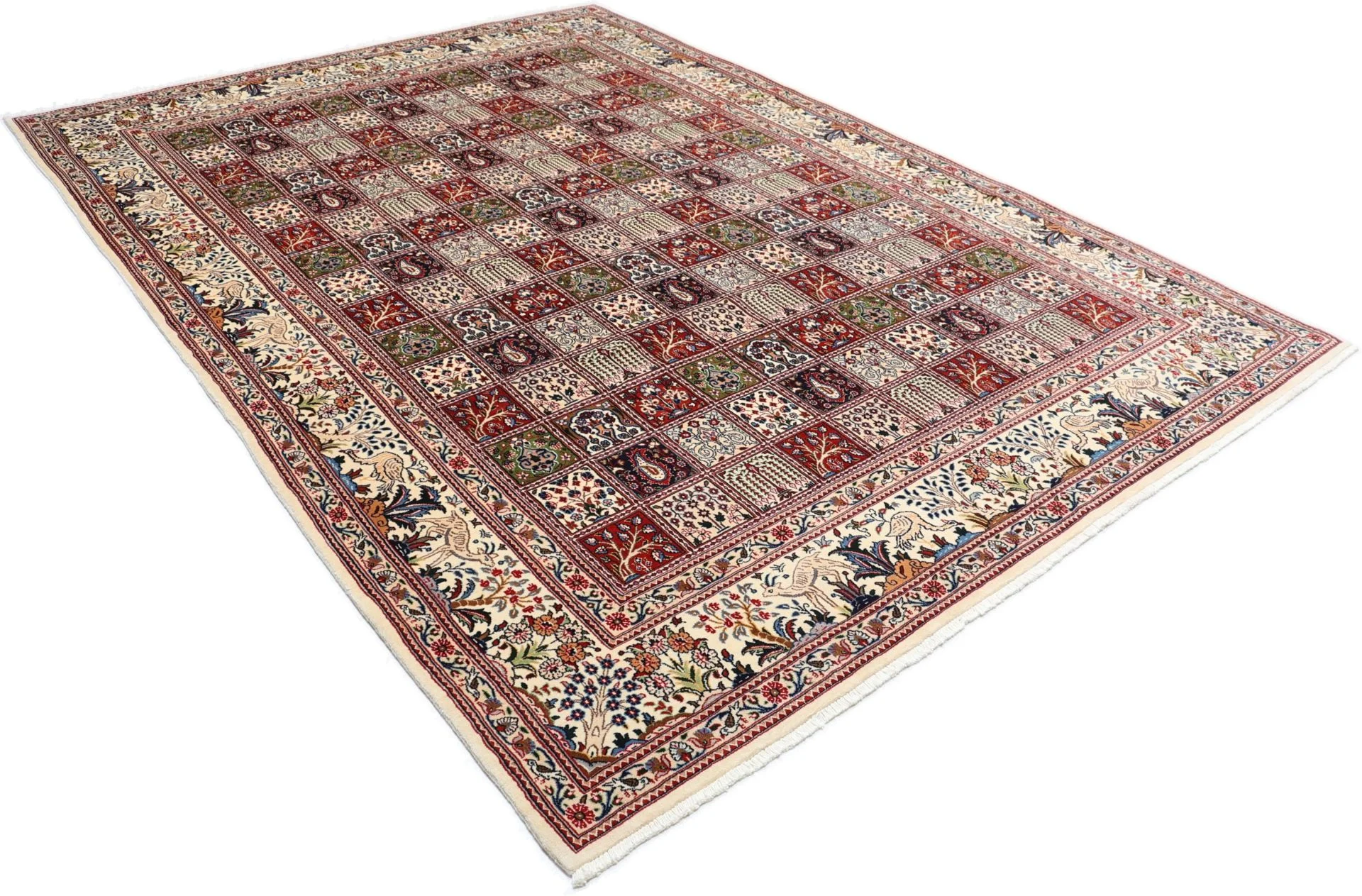 Moud Persian Rug 242 × 350 cm, Wool, hand-knotted