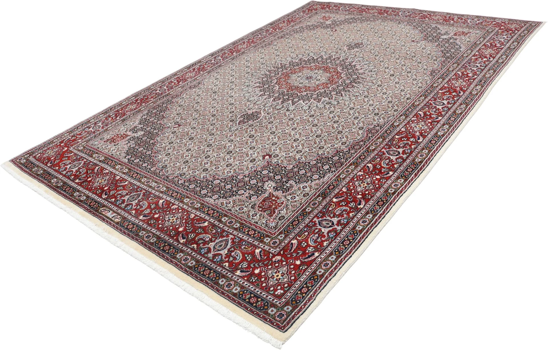 perserteppich-moud-197-x-300-cm-schurwolle-seide-handgeknupft-10 Moud Persian Rug 197 × 300 cm, Wool & Silk, hand-knotted