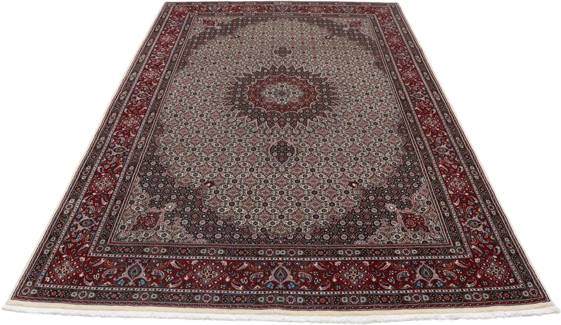 perserteppich-moud-197-x-300-cm-schurwolle-seide-handgeknupft-17 Moud Persian Rug 197 × 300 cm, Wool & Silk, hand-knotted