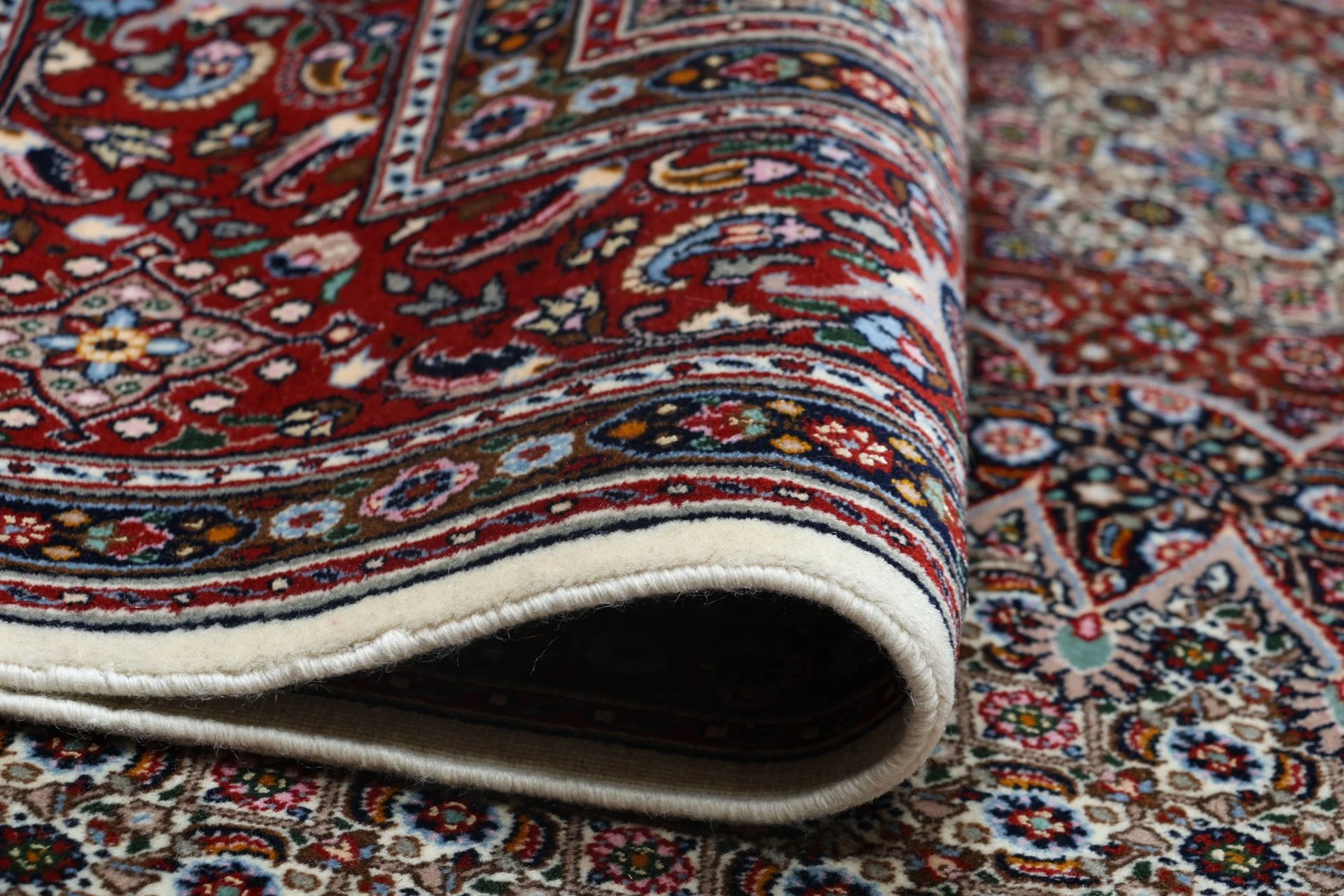 perserteppich-moud-197-x-300-cm-schurwolle-seide-handgeknupft-20 Moud Persian Rug 197 × 300 cm, Wool & Silk, hand-knotted