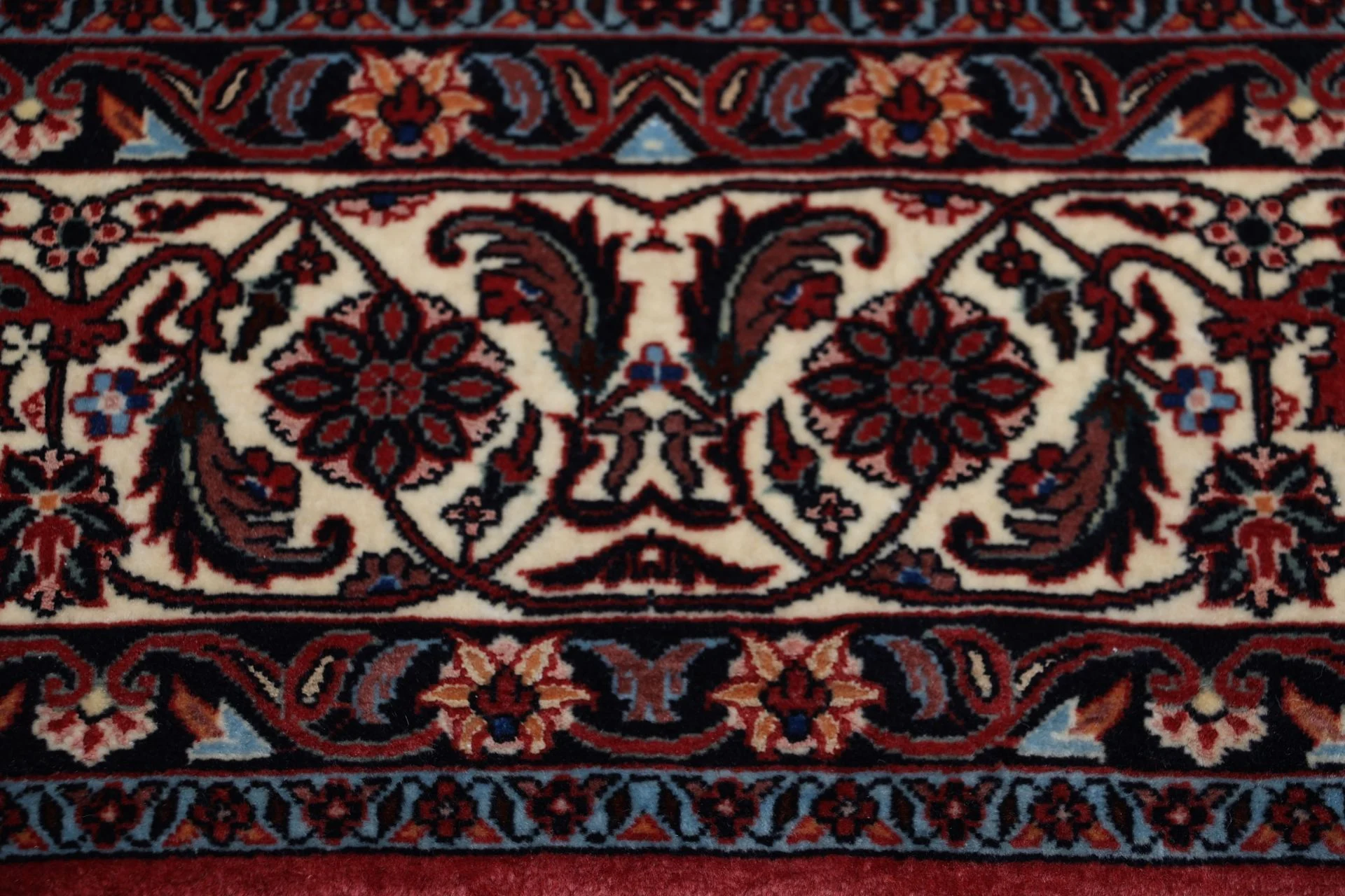 perserteppich-bidjar-204-x-212-cm-schurwolle-seide-handgeknupft-22 Hand-Knotted Wool & Silk Bijar Persian Rug, 204 × 212 cm