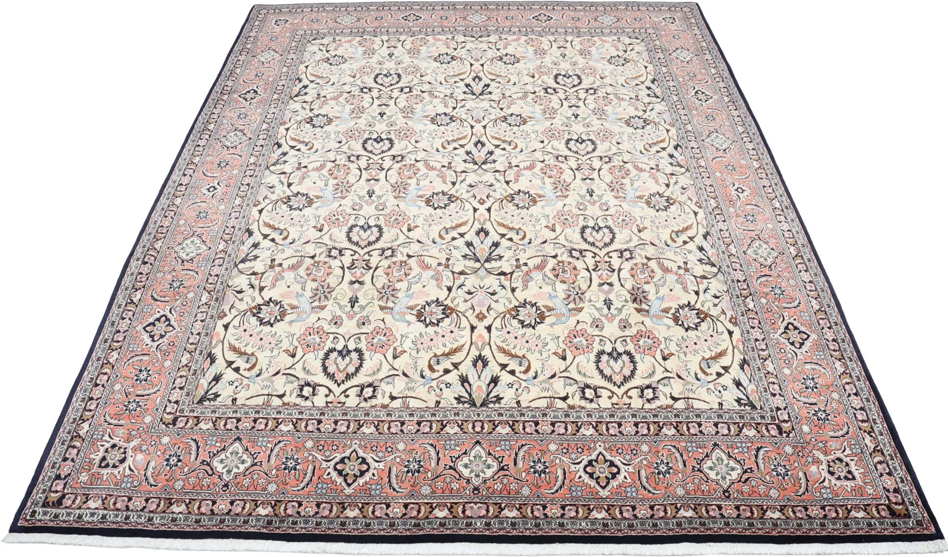 Hand-Knotted Wool Bijar Persian Rug, 250 × 320 cm