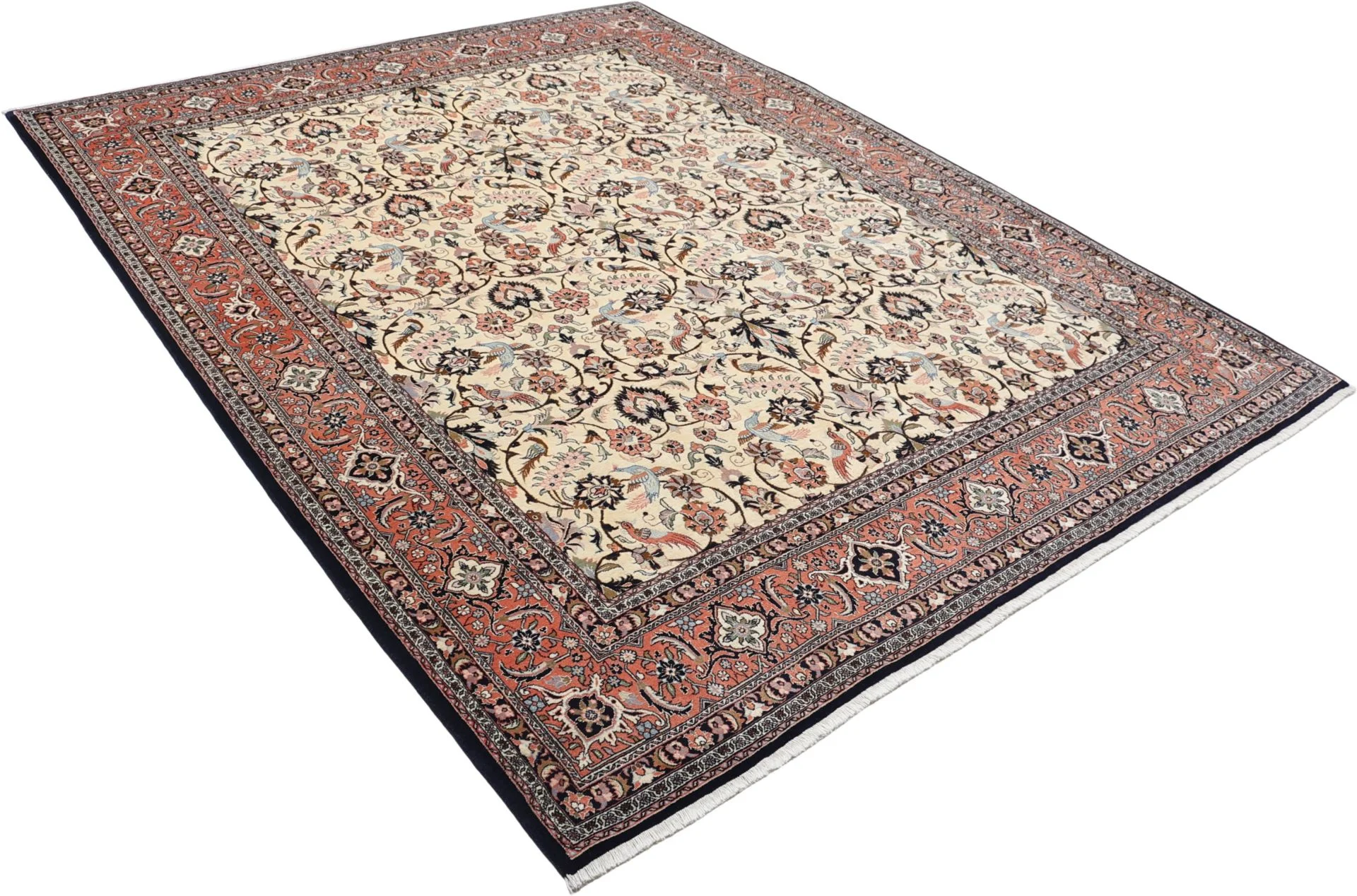 Hand-Knotted Wool Bijar Persian Rug, 250 × 320 cm