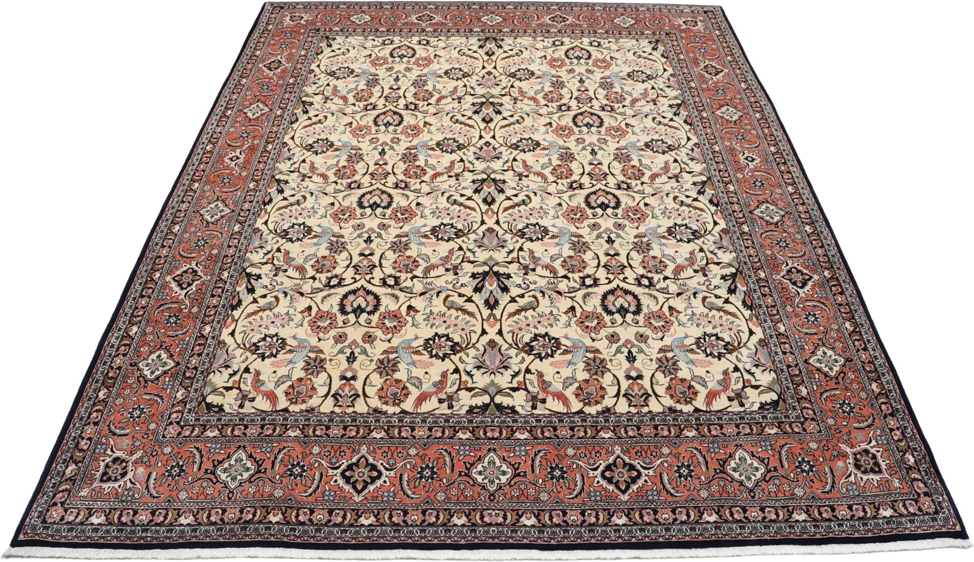 Hand-Knotted Wool Bijar Persian Rug, 250 × 320 cm