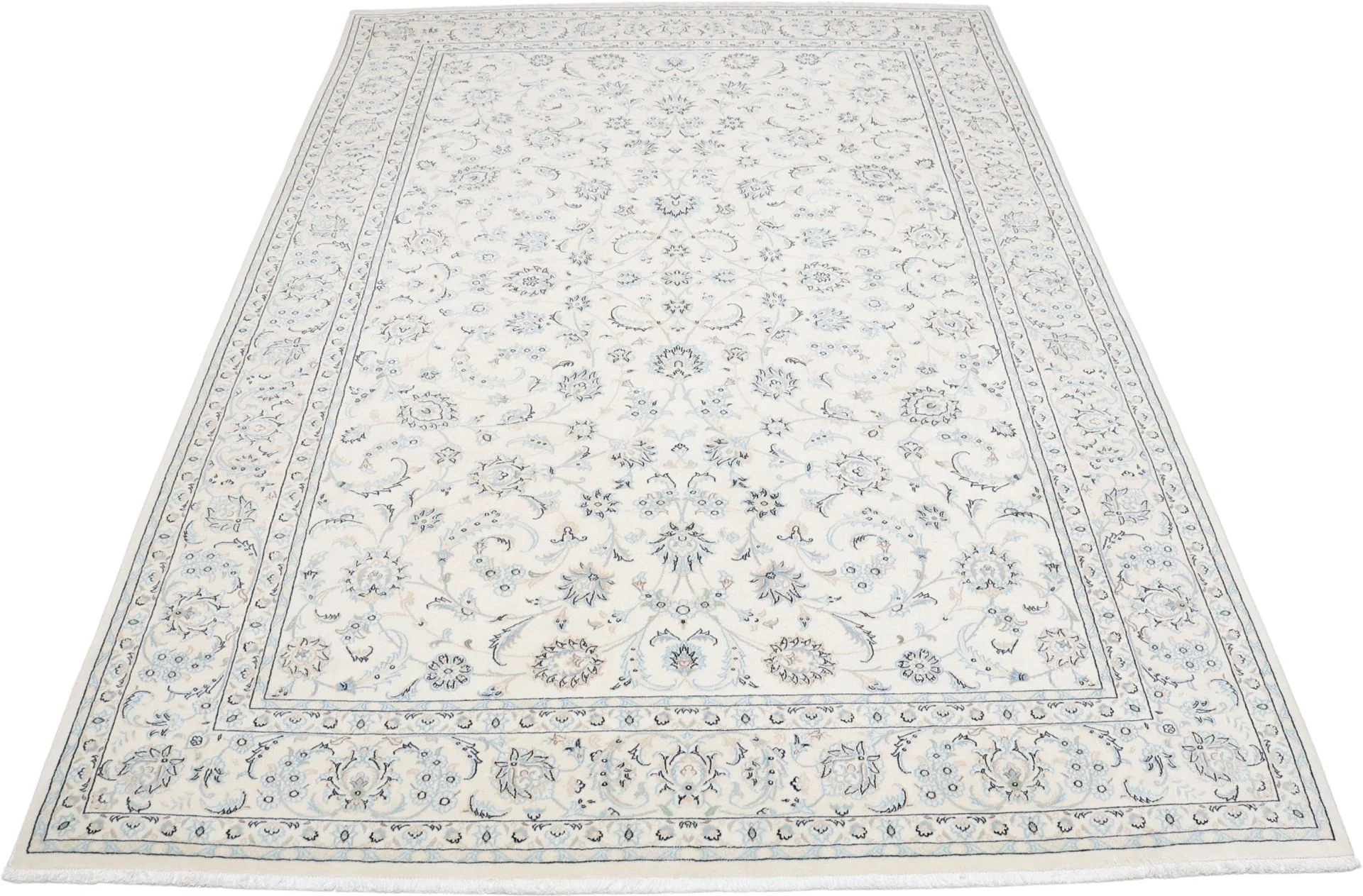 perserteppich-nain-200-x-295-cm-schurwolle-seide-handgeknupft-1 Nain Persian Rug 200 × 295 cm, Wool & Silk, hand-knotted