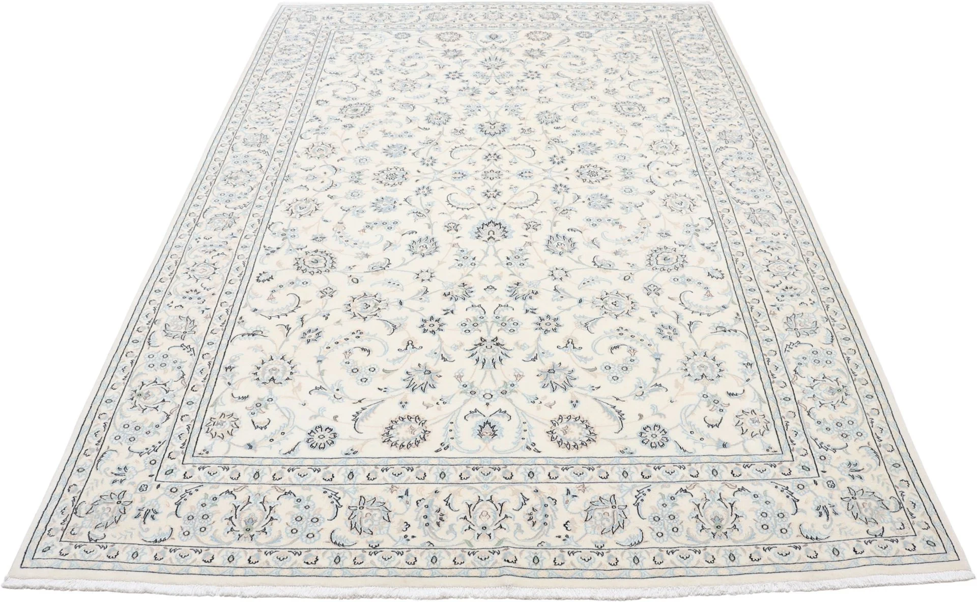perserteppich-nain-200-x-295-cm-schurwolle-seide-handgeknupft-6 Nain Persian Rug 200 × 295 cm, Wool & Silk, hand-knotted
