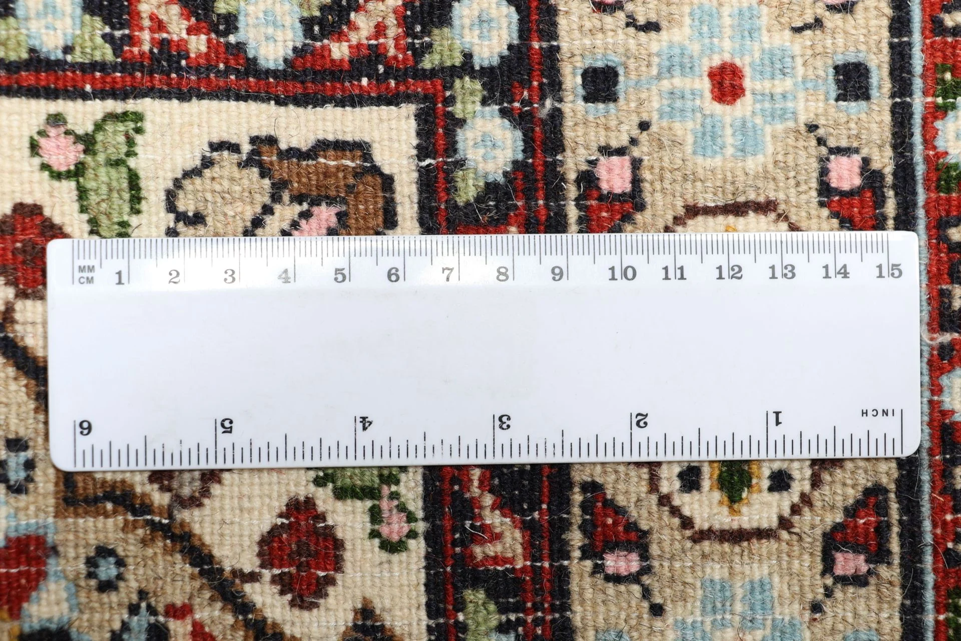 Moud Persian Rug 248 × 348 cm, Wool, hand-knotted