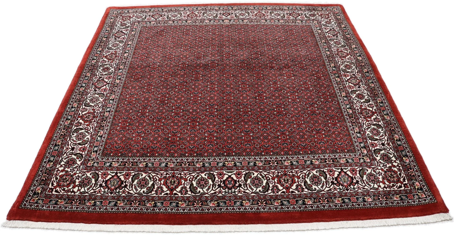 perserteppich-bidjar-210-x-220-cm-schurwolle-handgeknupft-12 Hand-Knotted Wool Bijar Persian Rug, 210 × 220 cm