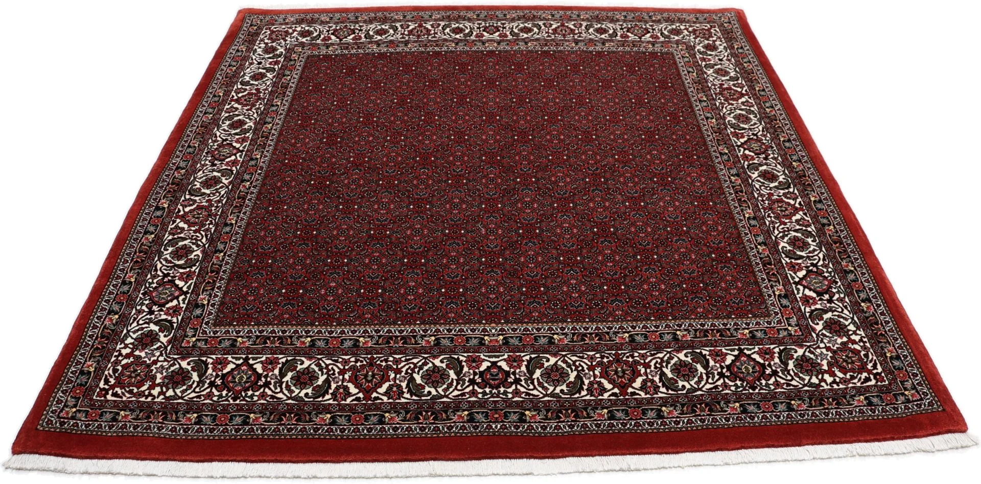 perserteppich-bidjar-210-x-220-cm-schurwolle-handgeknupft-27 Hand-Knotted Wool Bijar Persian Rug, 210 × 220 cm