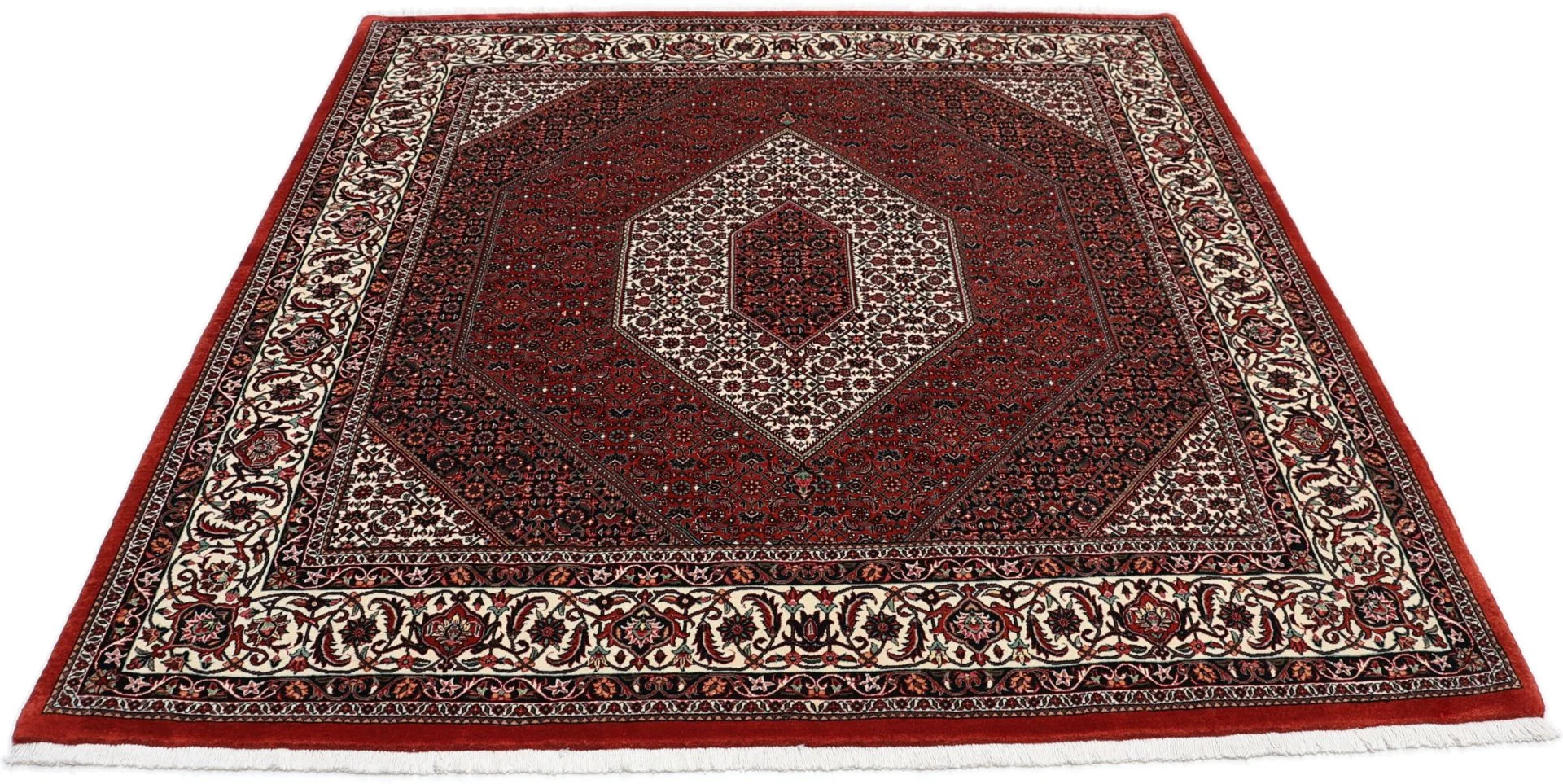 perserteppich-bidjar-200-x-213-cm-schurwolle-seide-handgeknupft-27 Bijar Persian Rug — hand-knotted, 200 × 213 cm, Wool & Silk