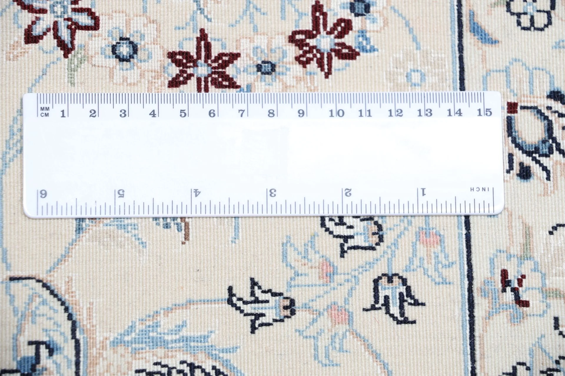 Nain Persian Rug 200 × 249 cm, Wool & Silk, hand-knotted