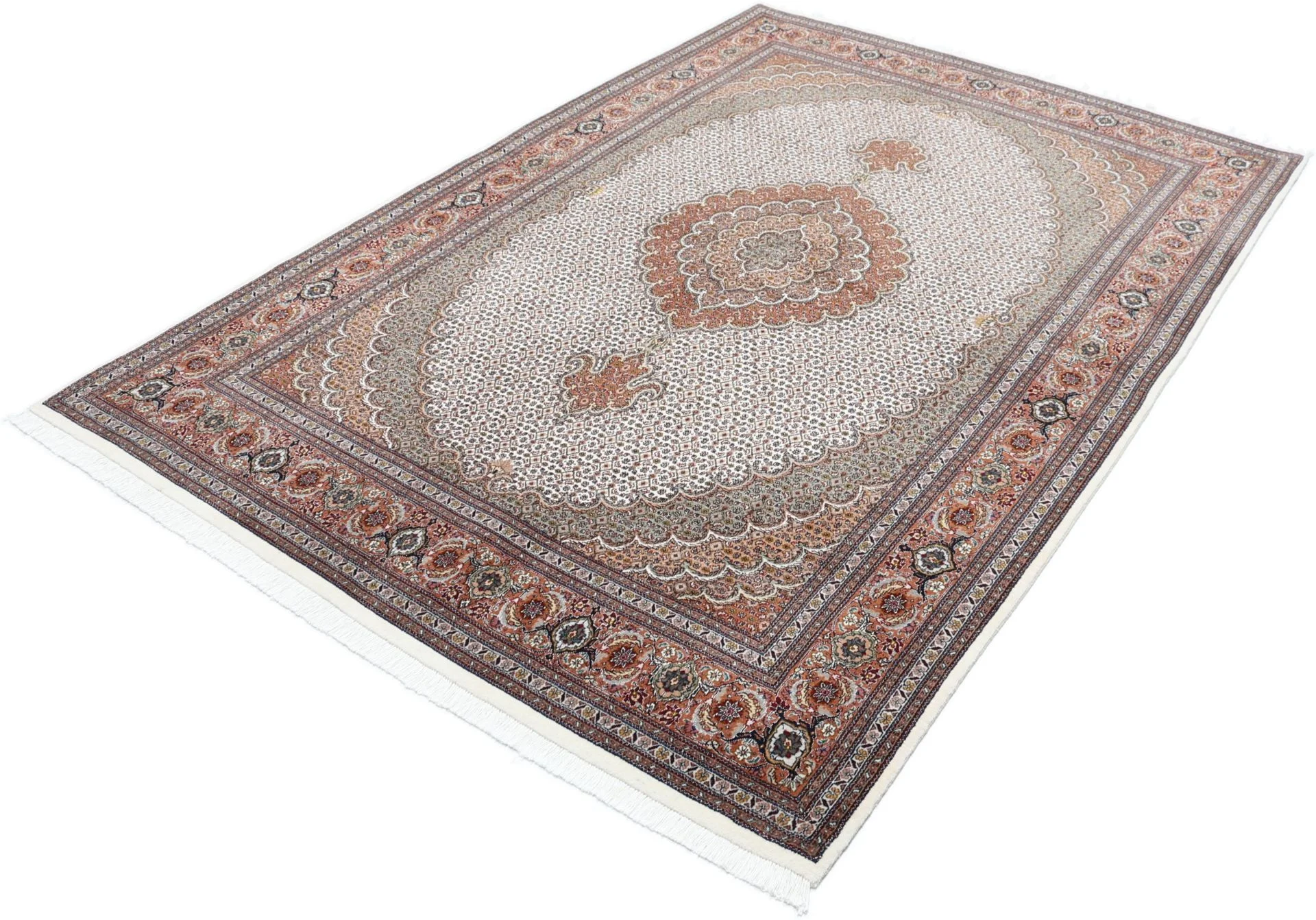 Tabriz Persian Rug 172 × 250 cm, Wool & Silk, hand-knotted