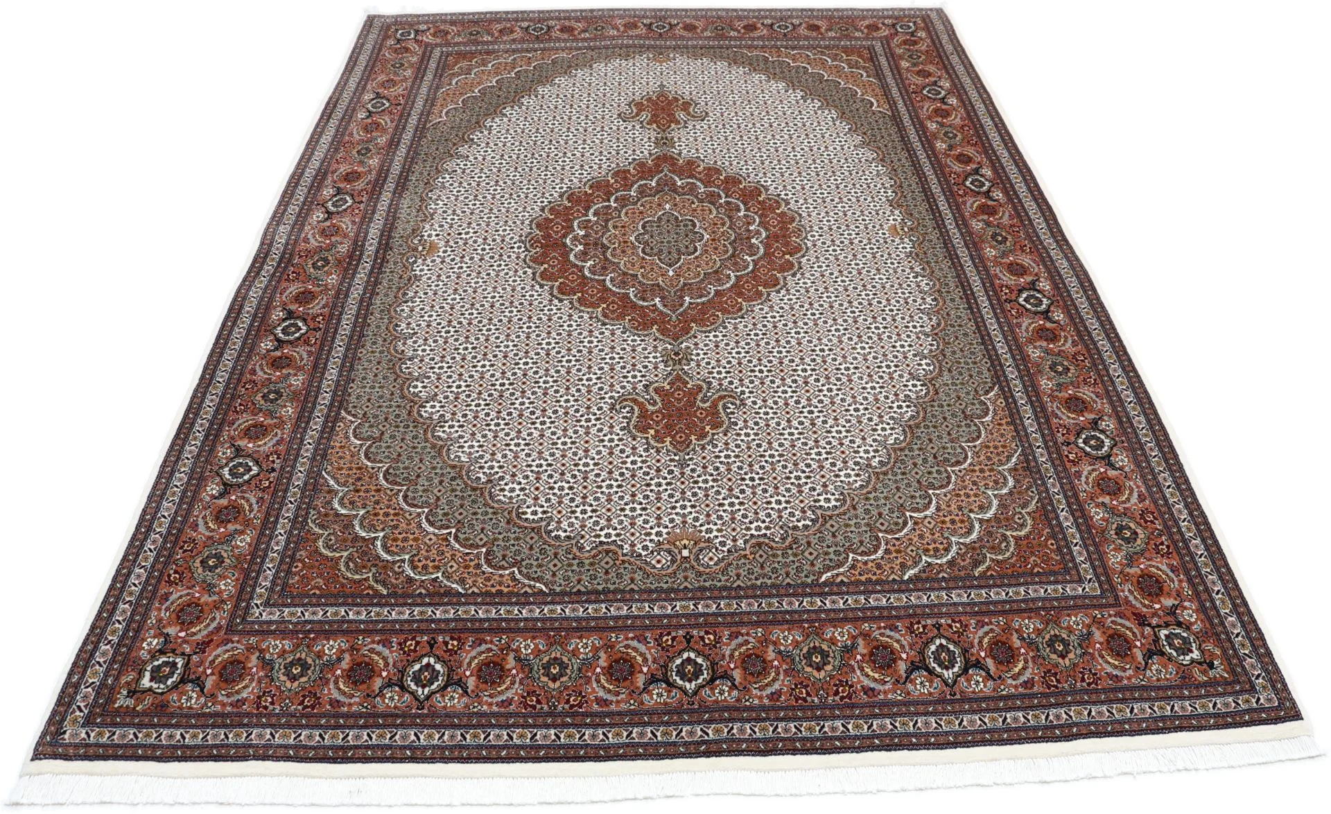 Tabriz Persian Rug 172 × 250 cm, Wool & Silk, hand-knotted
