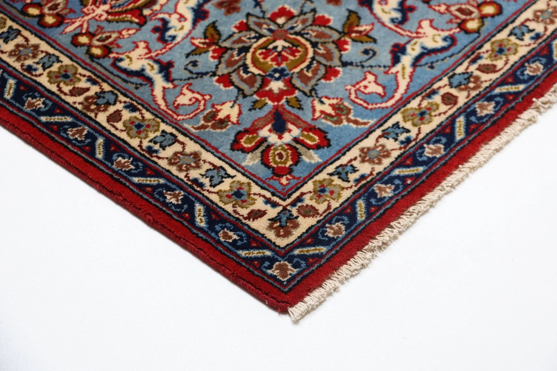 Isfahan Persian Rug — hand-knotted, 212 × 324 cm, Wool
