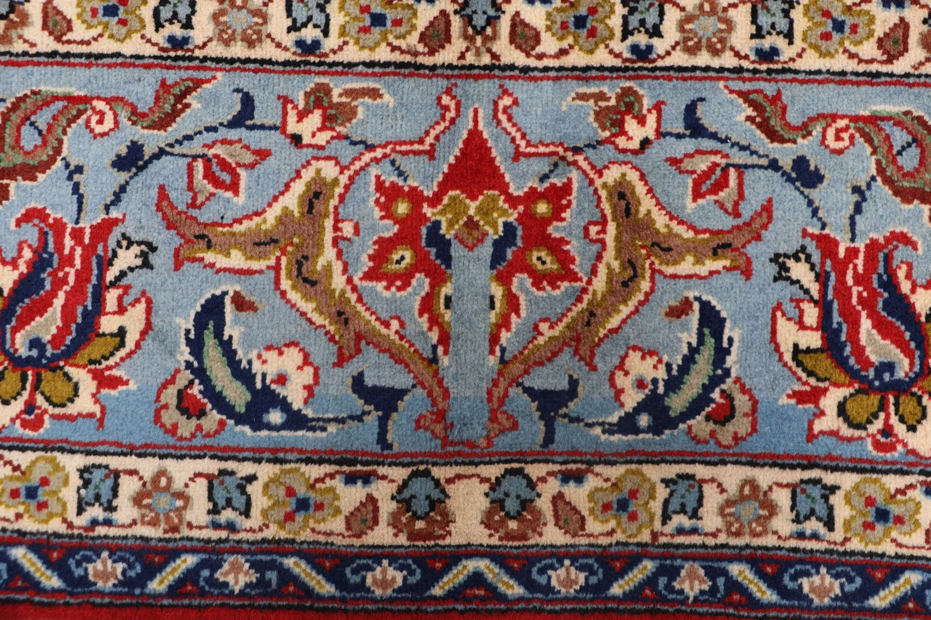 Isfahan Persian Rug — hand-knotted, 212 × 324 cm, Wool