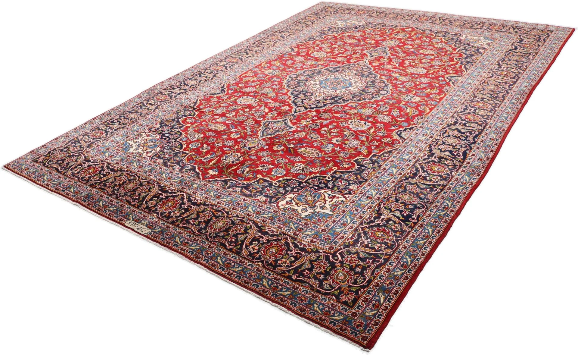 Kashan Persian Rug 260 × 380 cm, Wool, hand-knotted